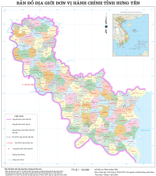 Bản đồ hành chính Xã Tân Thuận