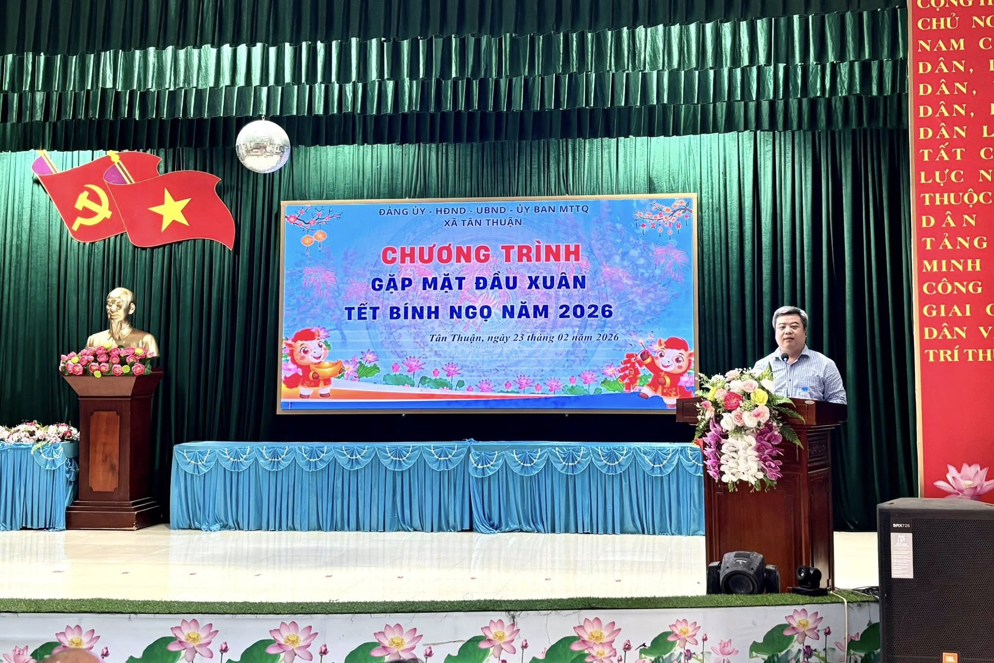 Xã Tân Thuận gặp mặt đầu xuân và triển khai các nhiệm vụ trọng tâm sau Tết