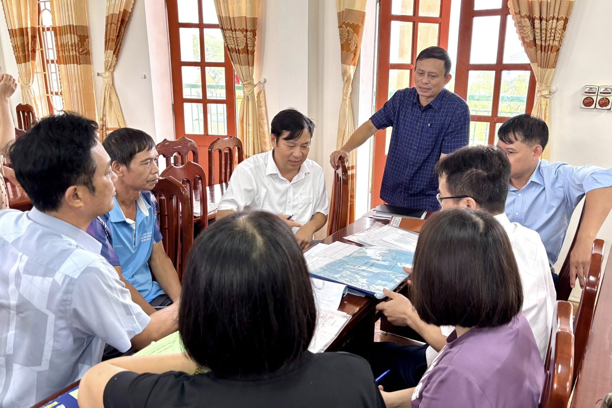 Xã Tân Thuận thực hiện tự kiểm tra công tác phổ cập giáo dục, xoá mù chữ năm 2025