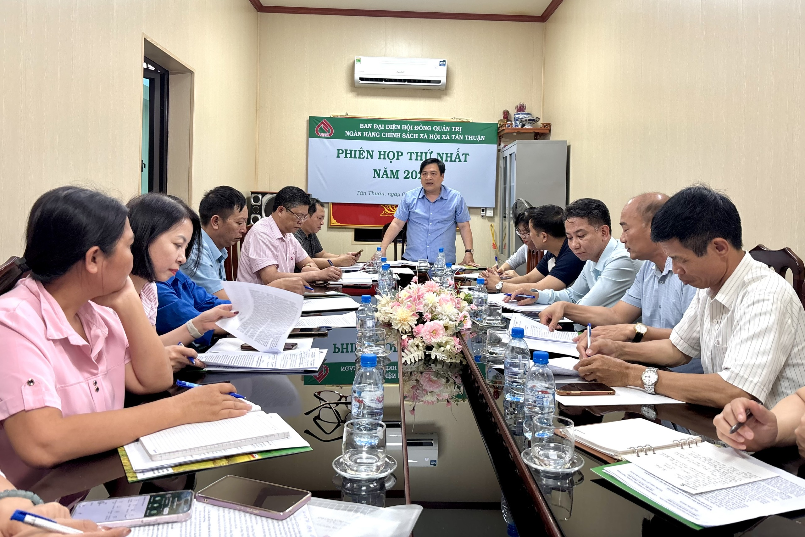 Xã Tân Thuận kiện toàn Ban đại diện Hội đồng quản trị Ngân hàng chính sách xã hội