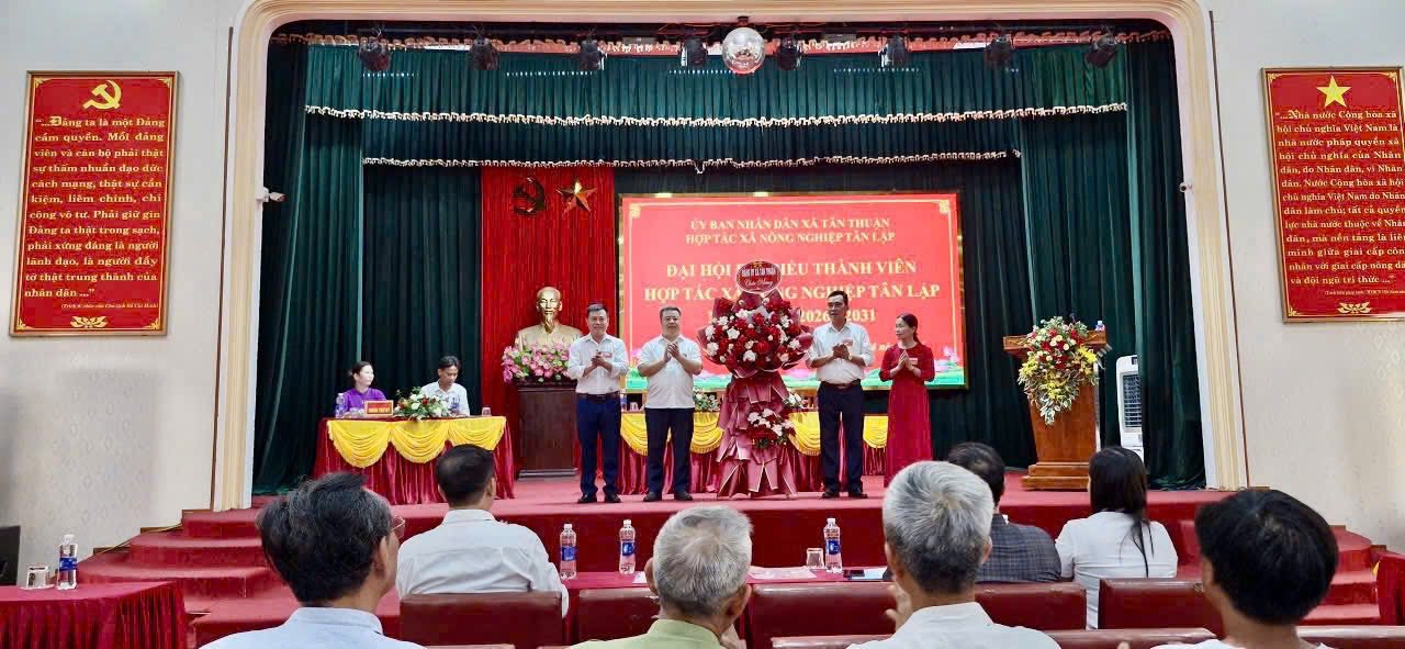 HTXNN Tân Lập tổ chức thành công Đại hội đại biểu thành viên nhiệm kỳ 2026-2031