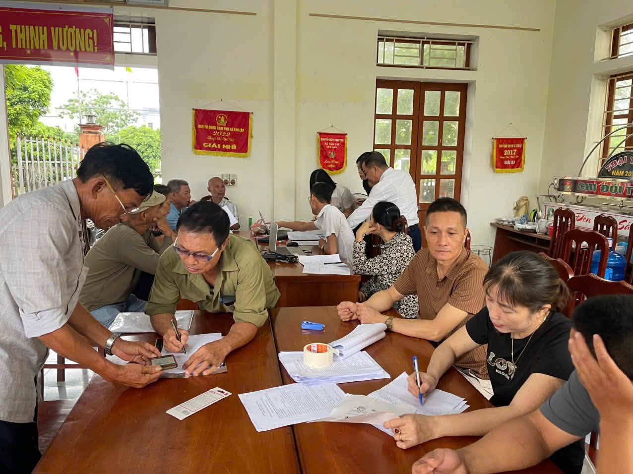   Xã Tân Thuận tập trung thực hiện hoàn thành cơ sở dữ liệu quốc gia về đất đai