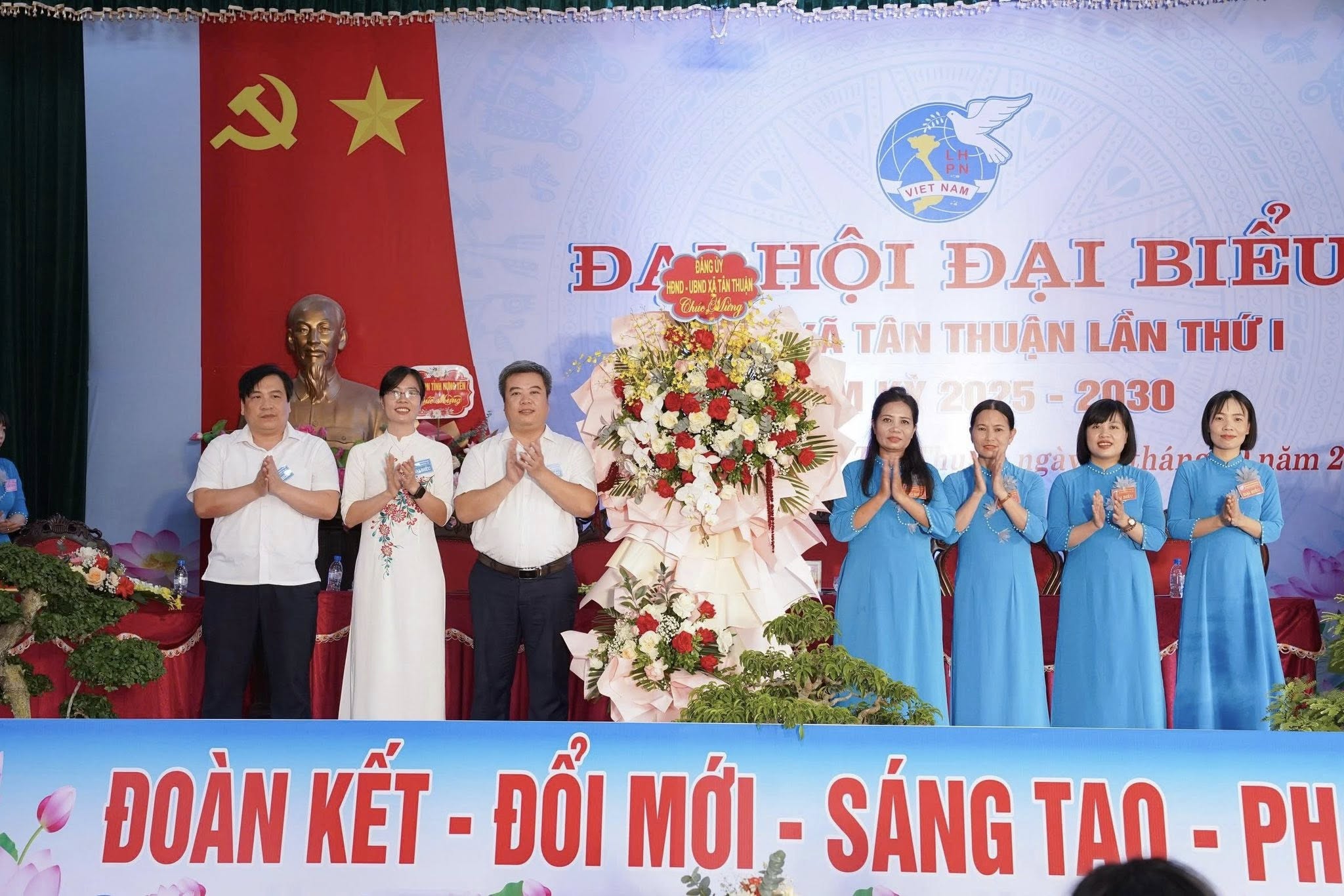 Đại hội đại biểu phụ nữ xã Tân Thuận nhiệm kỳ 2025-2030