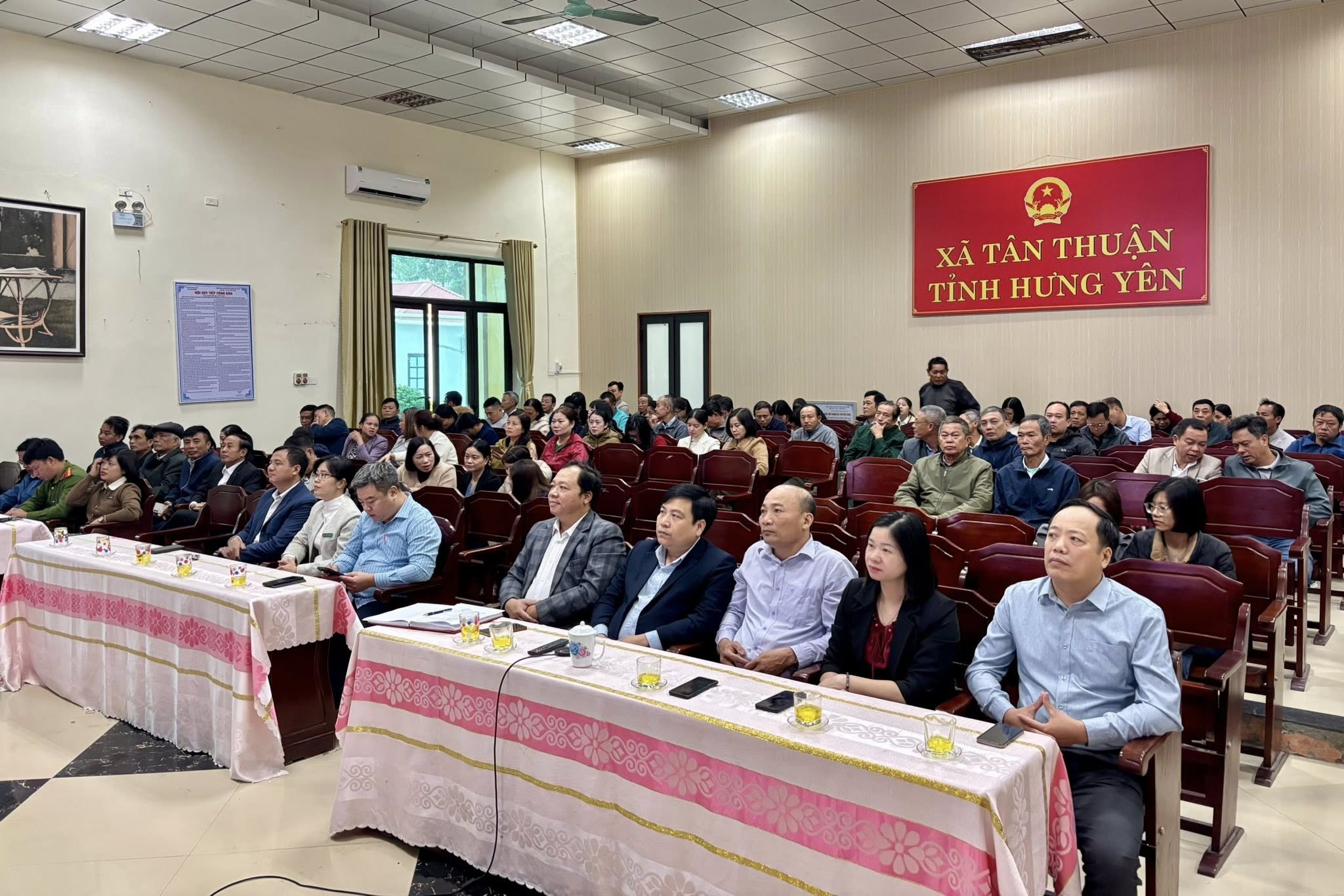 Xã Tân Thuận tham dự hội nghị trực tuyến toàn tỉnh thông báo nhanh kết quả hội nghị lần thứ 13 Ban Chấp hành Trung ương Đảng