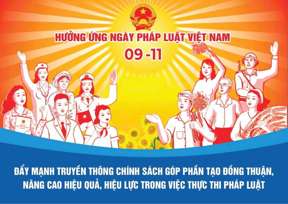 Kế hoạch hưởng ướng ngày Pháp luật Việt Nam trên địa bàn xã Tân Thuận năm 2026