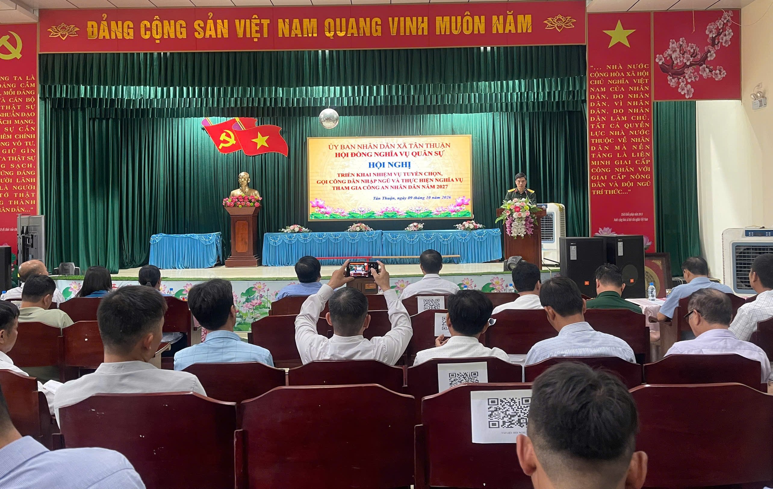 Xã Tân Thuận triển khai nhiệm vụ tuyển quân năm 2027