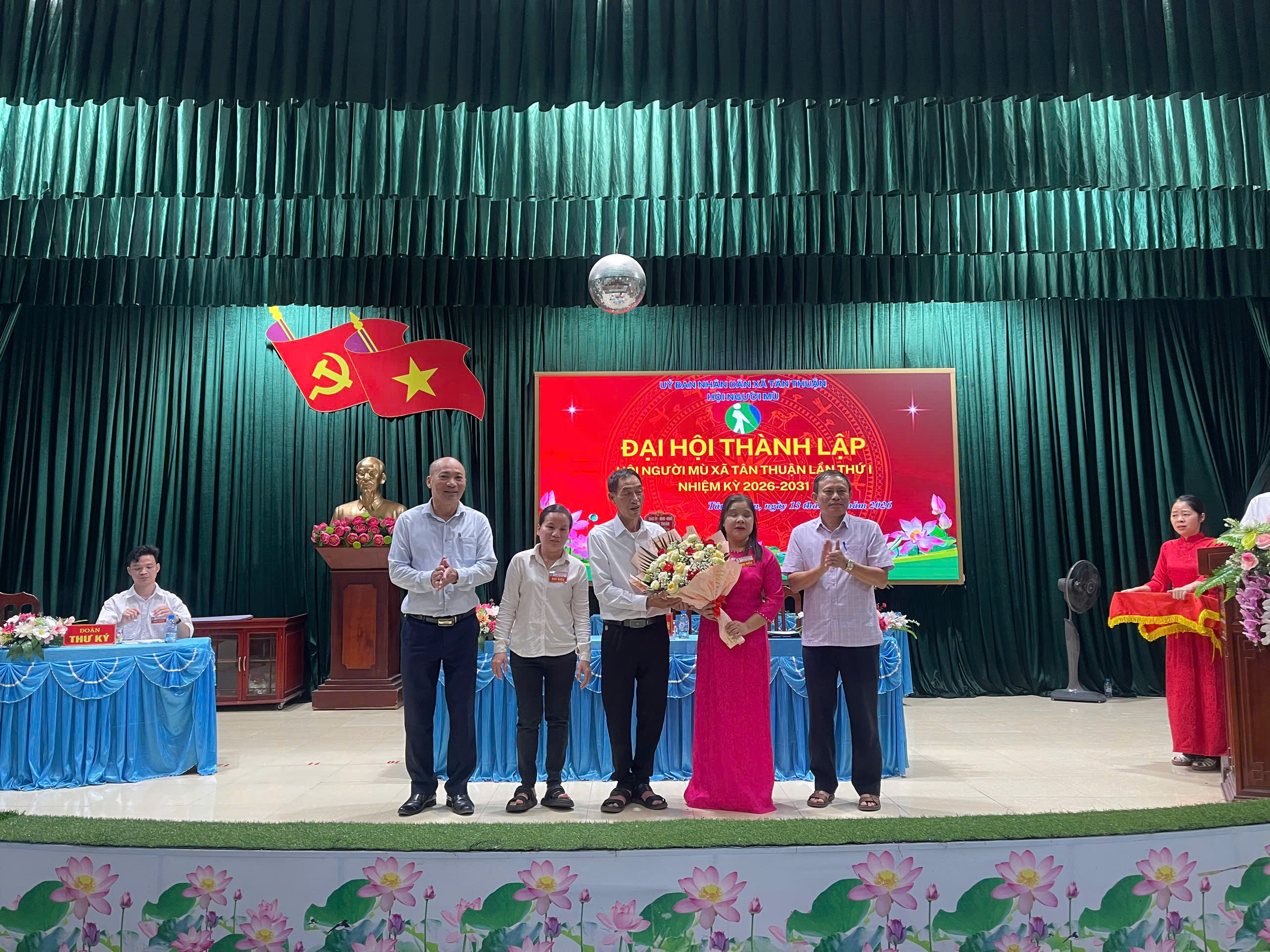 Đại hội thành lập Hội Người mù xã Tân Thuận lần thứ I, nhiệm kỳ 2026-2031 
